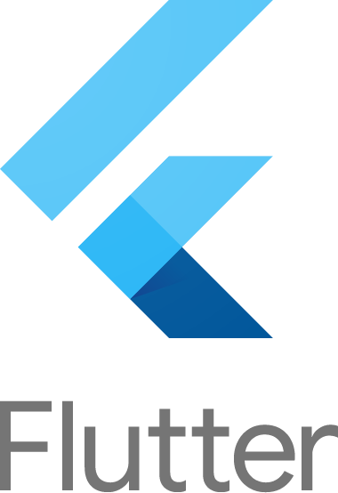 Flutter logo.